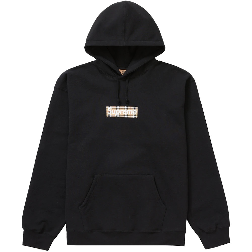 Supreme Burberry Box Logo Hoodie Size L NWT